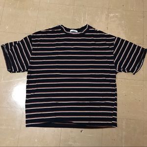 Windflower Striped Boxy T-Shirt